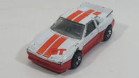 1987 Matchbox Pontiac Fiero White Red Die Cast Toy Car Vehicle