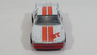 1987 Matchbox Pontiac Fiero White Red Die Cast Toy Car Vehicle