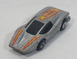 1985 Hot Wheels Large Charge Silver Bullet Metallic Silver Die Cast Toy Car Vehicle - Treasure Valley Antiques & Collectibles