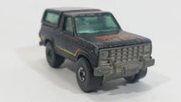 1982 Hot Wheels Ford Bronco Black Die Cast Toy Car SUV Vehicle BW Malaysia - Treasure Valley Antiques & Collectibles