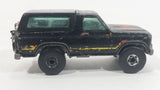 1982 Hot Wheels Ford Bronco Black Die Cast Toy Car SUV Vehicle BW Malaysia - Treasure Valley Antiques & Collectibles