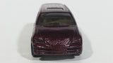 1998 Hot Wheels First Editions Dodge Caravan Van Dark Red Burgundy Die Cast Toy Car Vehicle