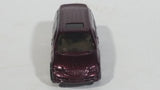 1998 Hot Wheels First Editions Dodge Caravan Van Dark Red Burgundy Die Cast Toy Car Vehicle