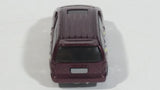 1998 Hot Wheels First Editions Dodge Caravan Van Dark Red Burgundy Die Cast Toy Car Vehicle