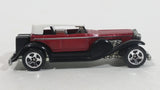 2001 Hot Wheels 1931 Duesenberg Model J ('31 Doozie) Dark Red Die Cast Toy Car Vehicle No. 176