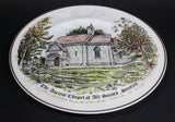 1991 "The Ancient Chapel of All Saints, Steetly" Fine English Bone China Collector Plate By Jenny Hinchliffe - Limited Edition No. 527/1000 - Treasure Valley Antiques & Collectibles