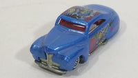 2001 Hot Wheels Monsters Tail Dragger Metalflake Blue Die Cast Toy Car Vehicle