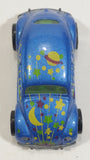 1996 Hot Wheels Mod Bod 1953-57 Volkswagen VW Bug Blue Die Cast Toy Car Vehicle