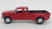 Racing Champions Ford F-350 Truck Red #165 Die Cast Toy Car Vehicle with Dually Tires Opening Hood and Fold Down Tail Gate - Treasure Valley Antiques & Collectibles