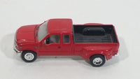 Racing Champions Ford F-350 Truck Red #165 Die Cast Toy Car Vehicle with Dually Tires Opening Hood and Fold Down Tail Gate - Treasure Valley Antiques & Collectibles