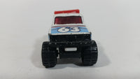 1986 Matchbox Open Back Truck 4x4 #63 White Die Cast Toy Car Vehicle Made in Macau