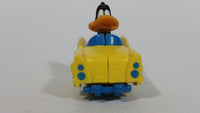 1992 Warner Bros. Looney Tunes Daffy Duck Cartoon Character "Quack Up" Plastic Yellow Plastic Toy Car Vehicle McDonald's Happy Meal - Treasure Valley Antiques & Collectibles