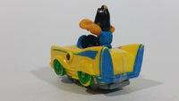 1992 Warner Bros. Looney Tunes Daffy Duck Cartoon Character "Quack Up" Plastic Yellow Plastic Toy Car Vehicle McDonald's Happy Meal