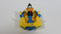 1992 Warner Bros. Looney Tunes Daffy Duck Cartoon Character "Quack Up" Plastic Yellow Plastic Toy Car Vehicle McDonald's Happy Meal - Treasure Valley Antiques & Collectibles