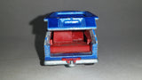 Vintage Majorette Toyota Lite Ace Van No. 216 Blue 1/52 Scale Die Cast Toy Car Vehicle with Opening Rear Door