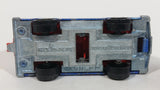 Vintage Majorette Toyota Lite Ace Van No. 216 Blue 1/52 Scale Die Cast Toy Car Vehicle with Opening Rear Door