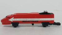 Vintage 1989 Micro Machines Red and White 16 Bullet Train Locomotive Toy