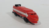 Vintage 1989 Micro Machines Red and White 16 Bullet Train Locomotive Toy