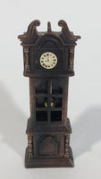 Vintage Miniature Grandfather Clock Metal Pencil Sharpener Doll House Furniture Size