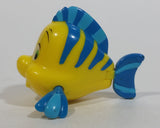 1996 Disney's The Little Mermaid Flounder Fish Character Yellow and Blue Plastic McDonald's Happy Meal Toy