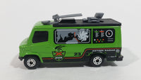 2000 Matchbox Storm Trackers TV News Truck Van Green Die Cast Toy Car Vehicle