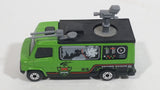 2000 Matchbox Storm Trackers TV News Truck Van Green Die Cast Toy Car Vehicle