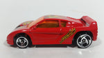 2000 Hot Wheels Tornado Twister Zender Fact 4 Red Die Cast Toy Car Vehicle