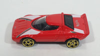 2002 Hot Wheels First Editions Lancia Stratos Red Die Cast Toy Car Vehicle