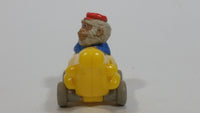 1994 Busy Town Richard Scarry Monkey In Banana Car Plastic Toy Vehicle McDonald's Happy Meals