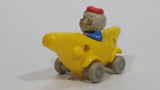 1994 Busy Town Richard Scarry Monkey In Banana Car Plastic Toy Vehicle McDonald's Happy Meals