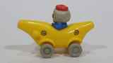 1994 Busy Town Richard Scarry Monkey In Banana Car Plastic Toy Vehicle McDonald's Happy Meals