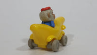 1994 Busy Town Richard Scarry Monkey In Banana Car Plastic Toy Vehicle McDonald's Happy Meals