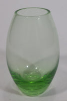 Vintage Green Colored Depression Glass Miniature 3" Tall Vase