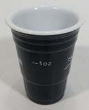 Captain Morgan Rum Small Black Hard Plastic Shot Glass