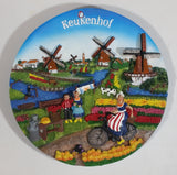 Beautifully Designed and Detailed Windmill Themed Keukenhof Holland The Netherlands Dutch Souvenir 3D Wall Plate Travel Collectible