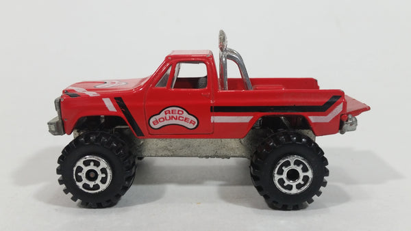 Rare VHTF 1982 Racing Champions GMC High Roller "Red Bouncer" Truck Red Die Cast Toy Car Vehicle with Fold Down Tail Gate