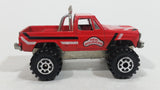 Rare VHTF 1982 Racing Champions GMC High Roller "Red Bouncer" Truck Red Die Cast Toy Car Vehicle with Fold Down Tail Gate