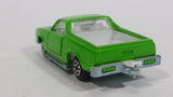 Vintage Majorette El Camino SS No. 296 Green 1/59 Scale Die Cast Toy Car Vehicle with Opening Doors