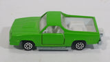 Vintage Majorette El Camino SS No. 296 Green 1/59 Scale Die Cast Toy Car Vehicle with Opening Doors