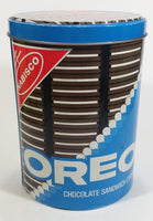 Nabisco Oreo Chocolate Sandwich Cookies Snacks Tall Round Tin Metal Canister