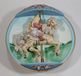 1994 The Bradford Exchange Carousel Day Dreams "Swept Away" Wind Up Musical Collector Plate