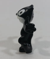 1997 Felix The Cat Black and White Cartoon Character 2" Tall PVC Toy Figure