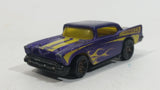 2013 Hot Wheels Showroom Garage '57 Chevy Purple Die Cast Toy Classic Car Vehicle