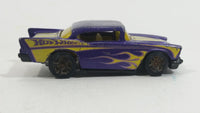 2013 Hot Wheels Showroom Garage '57 Chevy Purple Die Cast Toy Classic Car Vehicle