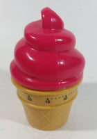 Vintage Safe-T-Cup Magenta Pink Raspberry Ice Cream Cone 60 Minute Kitchen Timer