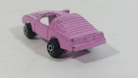 Vintage Tootsietoy Pink Purple Chevy Camaro Die Cast Tiny Toy Car Vehicle