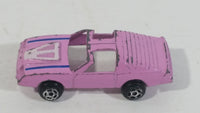 Vintage Tootsietoy Pink Purple Chevy Camaro Die Cast Tiny Toy Car Vehicle