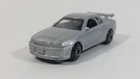 Rare Motor Max Nissan Skyline GT-R Silver Die Cast Toy Car Vehicle