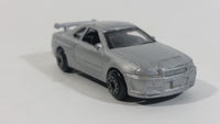 Rare Motor Max Nissan Skyline GT-R Silver Die Cast Toy Car Vehicle