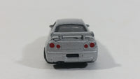 Rare Motor Max Nissan Skyline GT-R Silver Die Cast Toy Car Vehicle